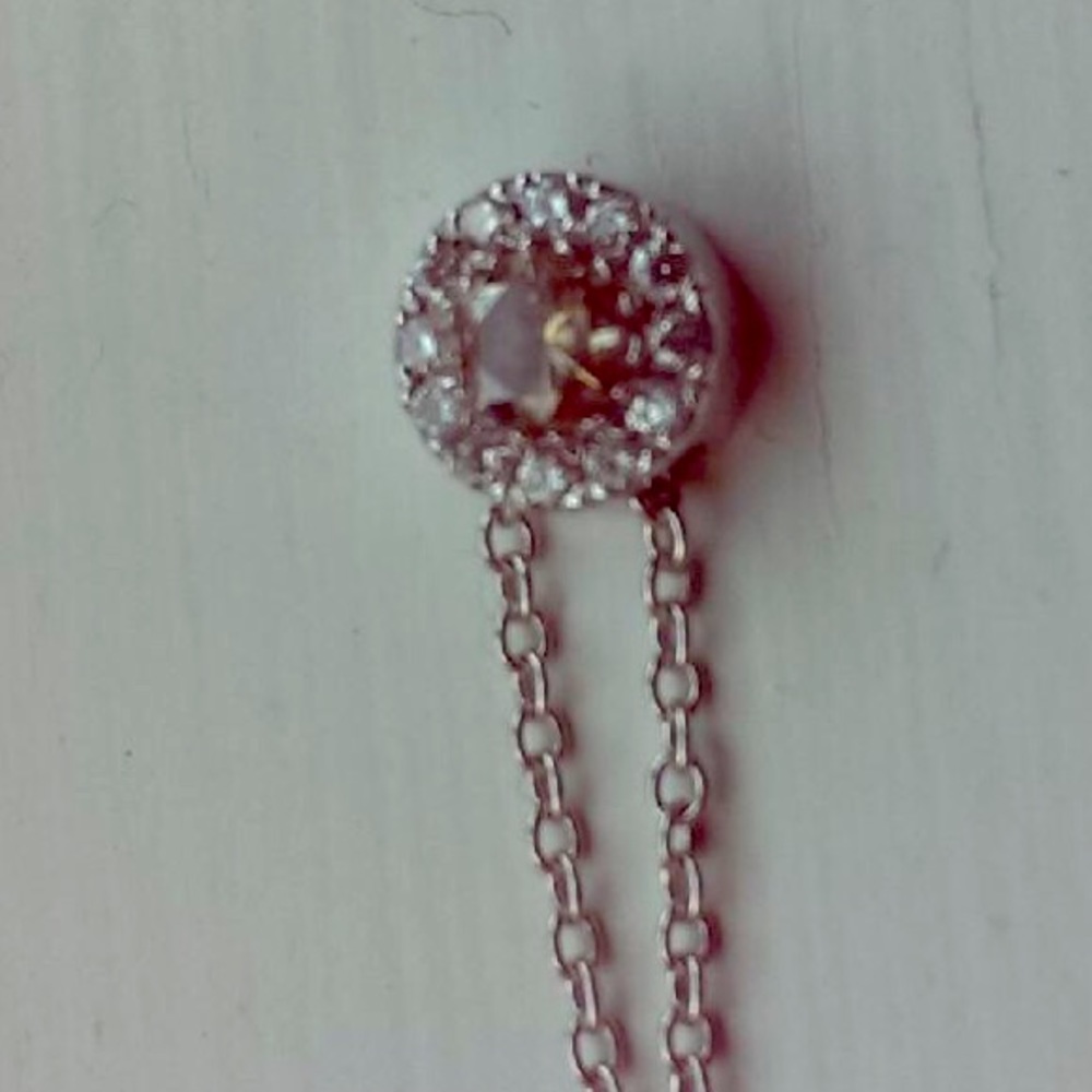 Chocolate Diamond Pendant NecklaceVanilla Diamonds